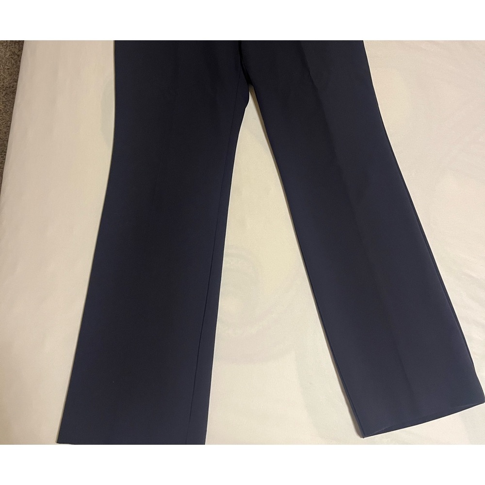 LOFT Black Ankle Cropped Pants Wide-Leg